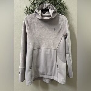 Mountain Hardwear Light Gray Cowl Neck Sweater